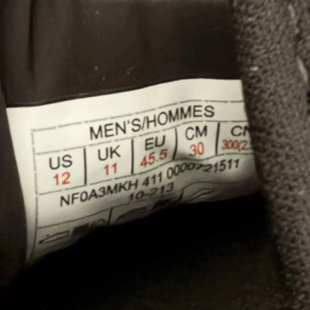 The North Face Thermoball ECO Traction Thermal Boots Men's Dark Gray / Black 12 - Picture 5 of 7